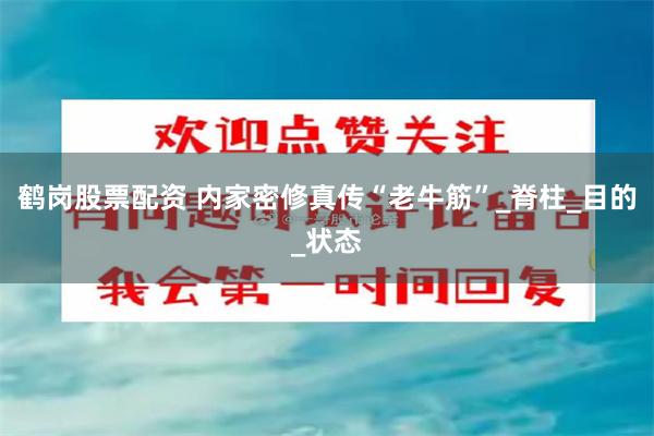鹤岗股票配资 内家密修真传“老牛筋”_脊柱_目的_状态
