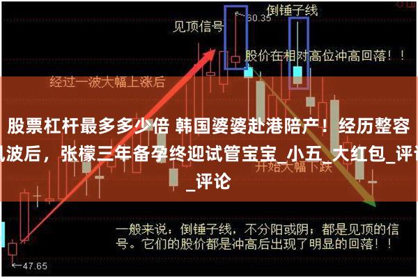 股票杠杆最多多少倍 韩国婆婆赴港陪产！经历整容风波后，张檬三年备孕终迎试管宝宝_小五_大红包_评论