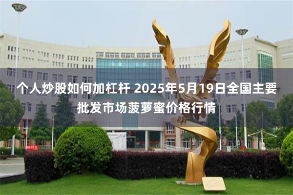 个人炒股如何加杠杆 2025年5月19日全国主要批发市场菠萝蜜价格行情