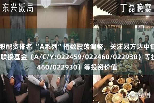 炒股配资排名 “A系列”指数震荡调整，关注易方达中证A500ETF联接基金（A/C/Y:022459/022460/022930）等投资价值