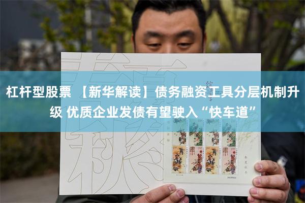 杠杆型股票 【新华解读】债务融资工具分层机制升级 优质企业发债有望驶入“快车道”